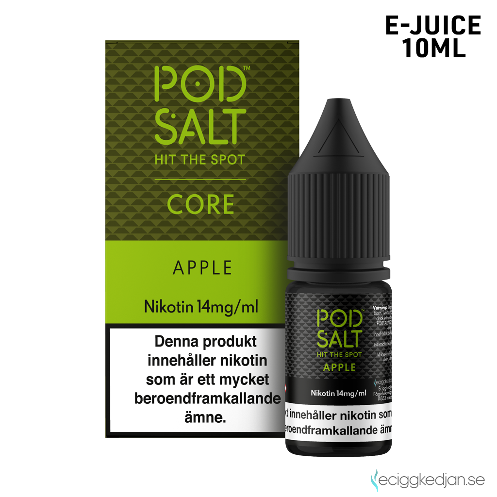 Pod Salt Core | Apple | 10ml E-Juice | 14mg Saltnikotin