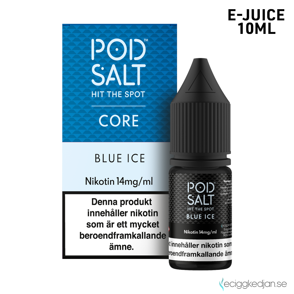 Pod Salt Core | Blue Ice | 10ml E-Juice | 14mg Saltnikotin