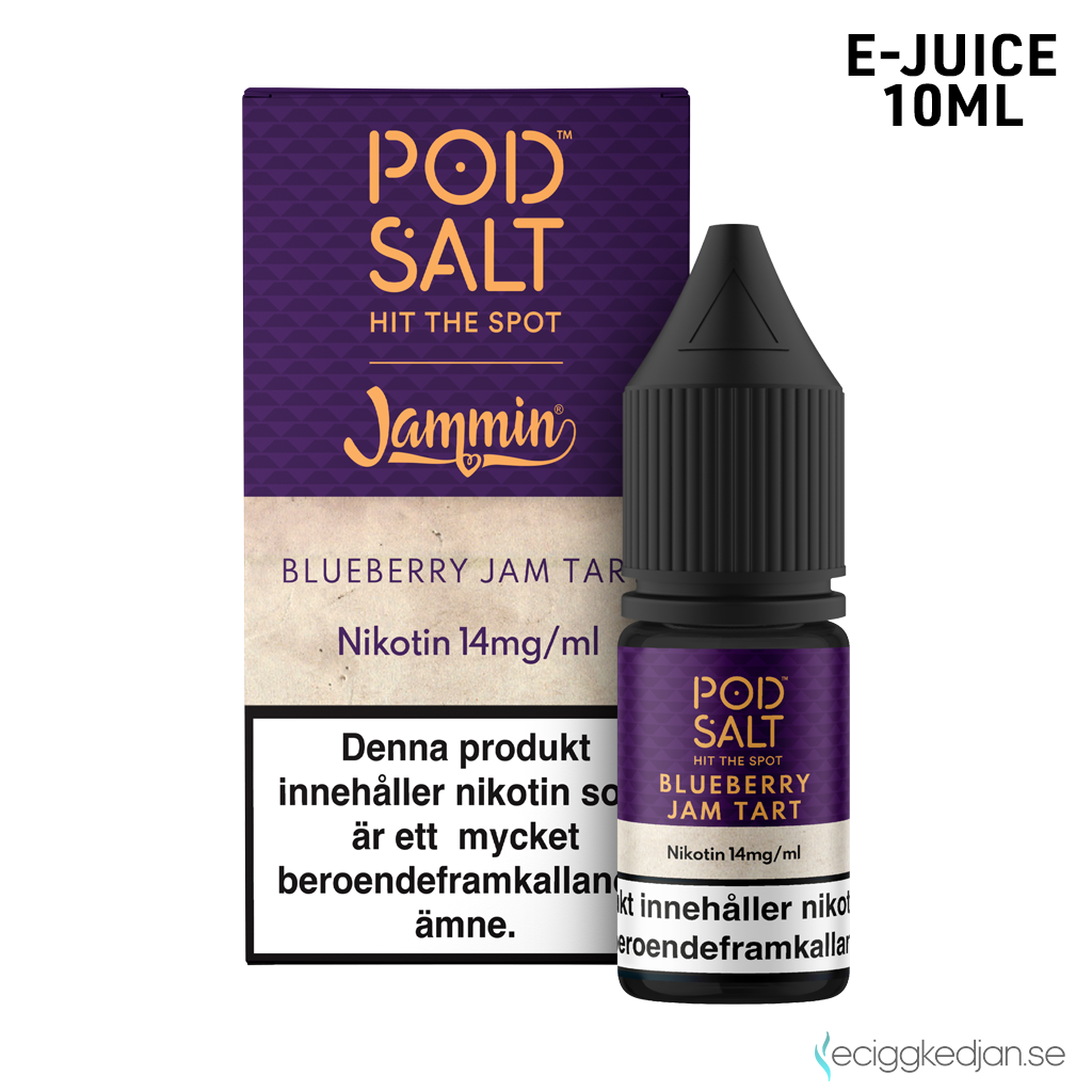 Pod Salt Fusion | Blueberry Jam Tart | 10ml E-Juice | 14mg Saltnikotin