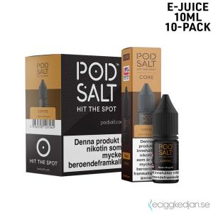 Pod Salt Core | Coffee | 10ml E-Juice | 14mg Saltnikotin | 10pack