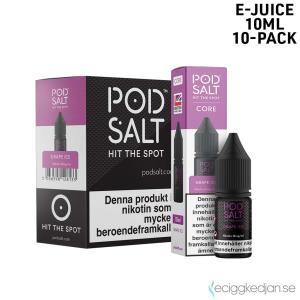 Pod Salt Core | Grape Ice | 10ml E-Juice | 14mg Saltnikotin | 10pack