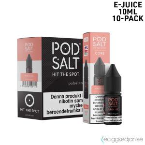 Pod Salt Core | Peach Ice | 10ml E-Juice | 14mg Saltnikotin | 10pack