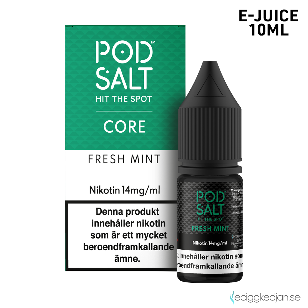 Pod Salt Core | Fresh Mint | 10ml E-Juice | 14mg Saltnikotin
