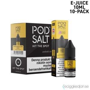 Pod Salt Fusion | Marshmallow Man III | 10ml E-Juice | 14mg Saltnikotin | 10pack