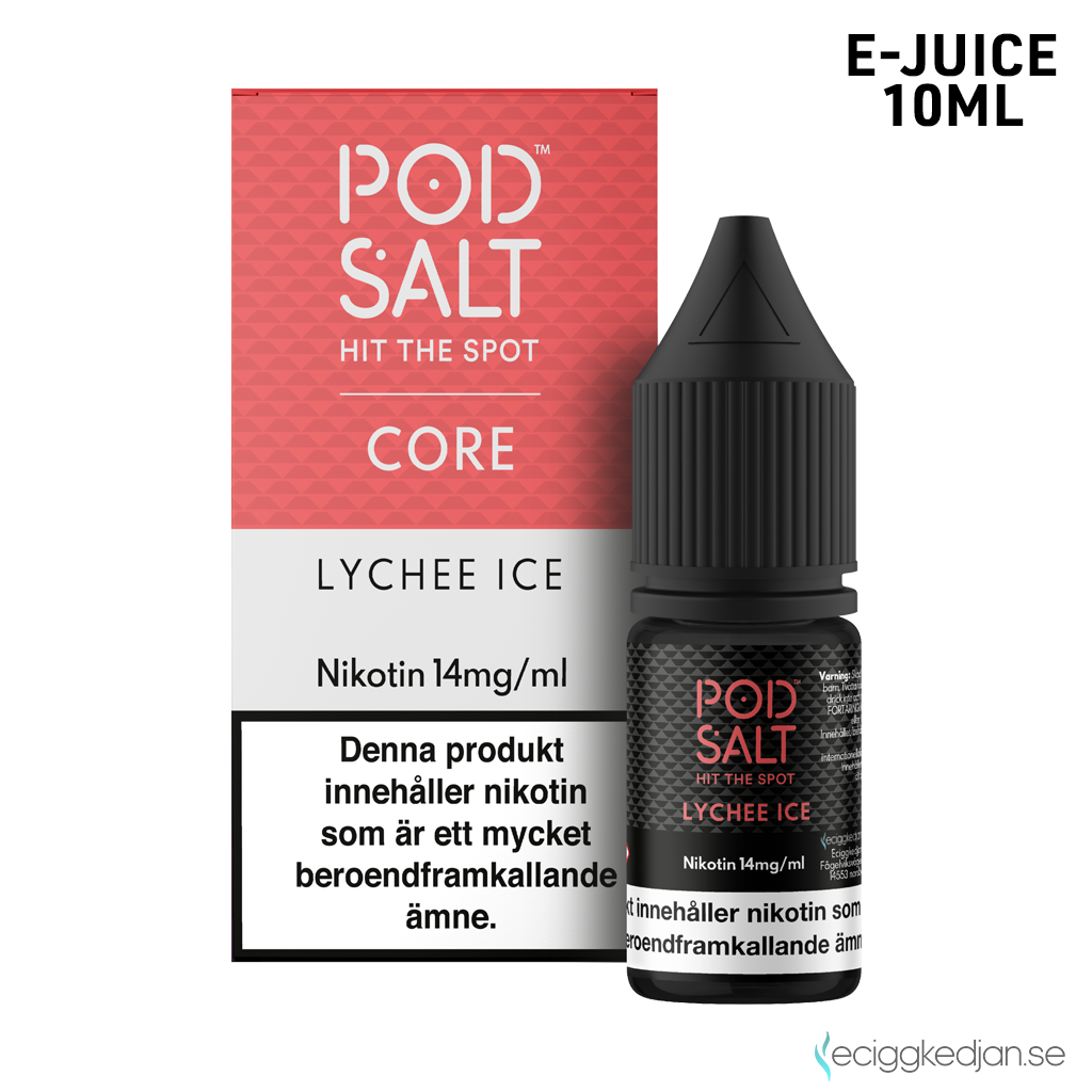 Pod Salt Core | Lychee Ice | 10ml E-Juice | 14mg Saltnikotin
