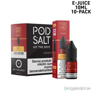 Pod Salt Origin | Royal Tobacco | 10ml E-Juice | 14mg Saltnikotin | 10pack