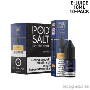 Pod Salt Origin | True Tobacco | 10ml E-Juice | 14mg Saltnikotin | 10pack