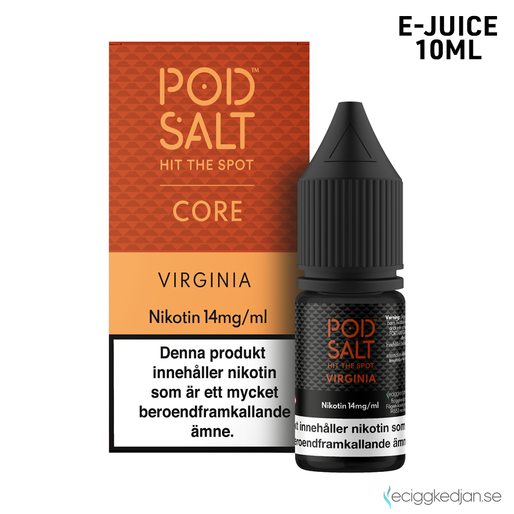 Pod Salt Origin | Virginia Gold | 10ml E-Juice | 14mg Saltnikotin