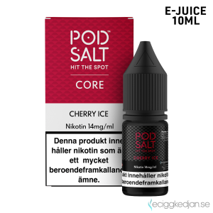 Pod Salt Core | Cherry Ice | 10ml E-Juice | 14mg Saltnikotin
