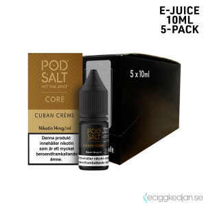 Pod Salt Origin | Cuban Creme | 10ml E-Juice | 14mg Saltnikotin | 5pack