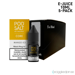 Pod Salt Core | Mango Ice | 10ml E-Juice | 14mg Saltnikotin | 5pack