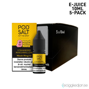 Pod Salt Fusion | Marshmallow Man III | 10ml E-Juice | 14mg Saltnikotin | 5pack