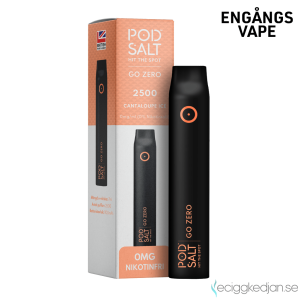 Pod Salt Go ZERO 2500 | Cantaloupe Ice | Engångs Vape | 0mg | 7ml | OBS!! Utgånget Datum