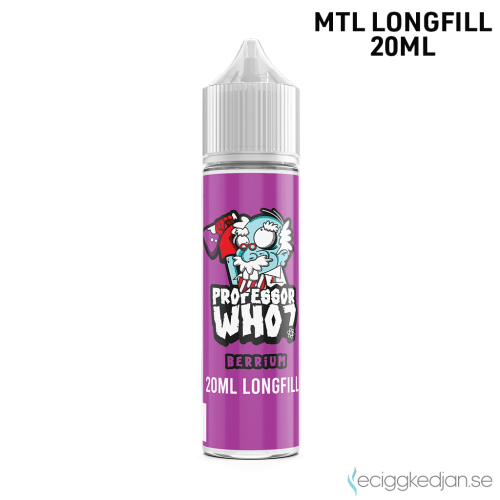 Professor Who? | Berrium | MTL | 20ml Longfill