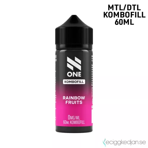 N One | Rainbow Fruits | 60ml Kombofill