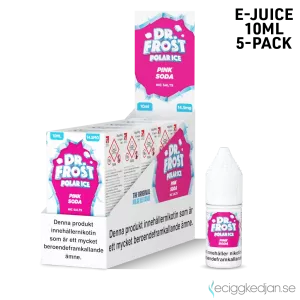 Dr Frost Polar Ice Nic Salt | Pink Soda | 10ml E-Juice | 14,5mg Saltnikotin | 5pack