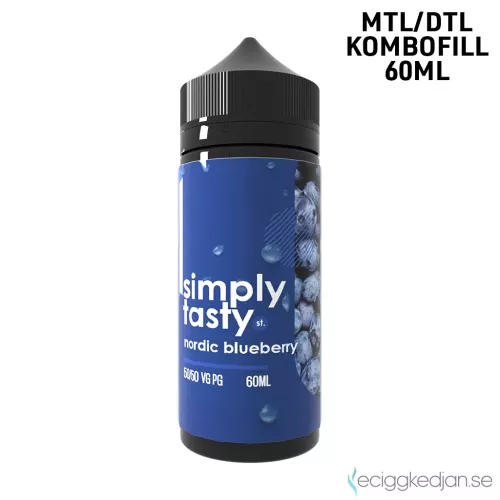 Simply Tasty | Nordic Blueberry | 60ml Kombofill