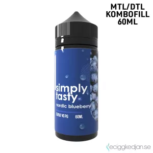 Simply Tasty | Nordic Blueberry | 60ml Kombofill