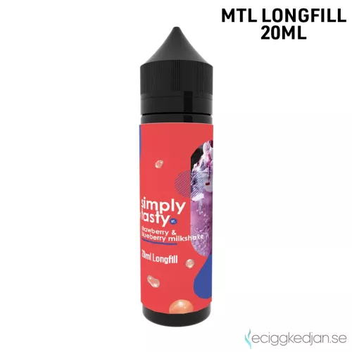 Simply Tasty | Strawberry Blueberry Milkshake | MTL | 20ml Longfill