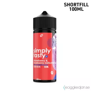 Simply Tasty | Strawberry Blueberry Milkshake | 100ml Shortfill