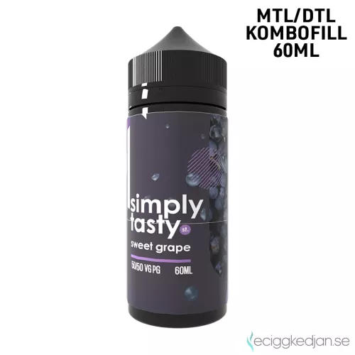 Simply Tasty | Sweet Grape | 60ml Kombofill