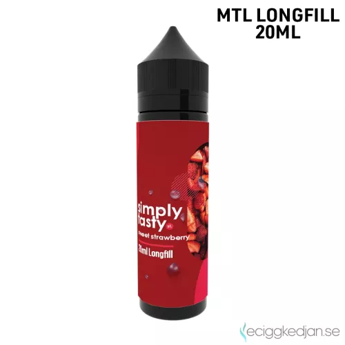Simply Tasty | Sweet Strawberry | MTL | 20ml Longfill