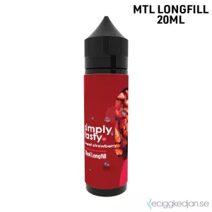 Simply Tasty | Sweet Strawberry | MTL | 20ml Longfill