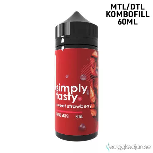 Simply Tasty | Sweet Strawberry | 60ml Kombofill