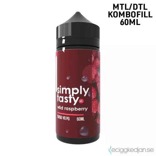 Simply Tasty | Wild Raspberry | 60ml Kombofill