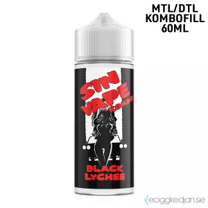 Sin Vape | Black Lychee | 60ml Kombofill