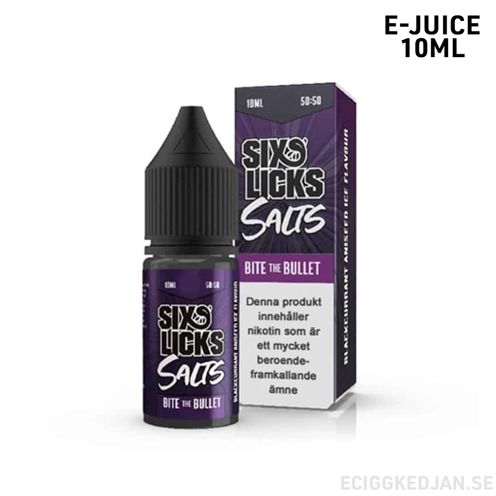 Six Licks | Bite the Bullet | 10ml E-Juice