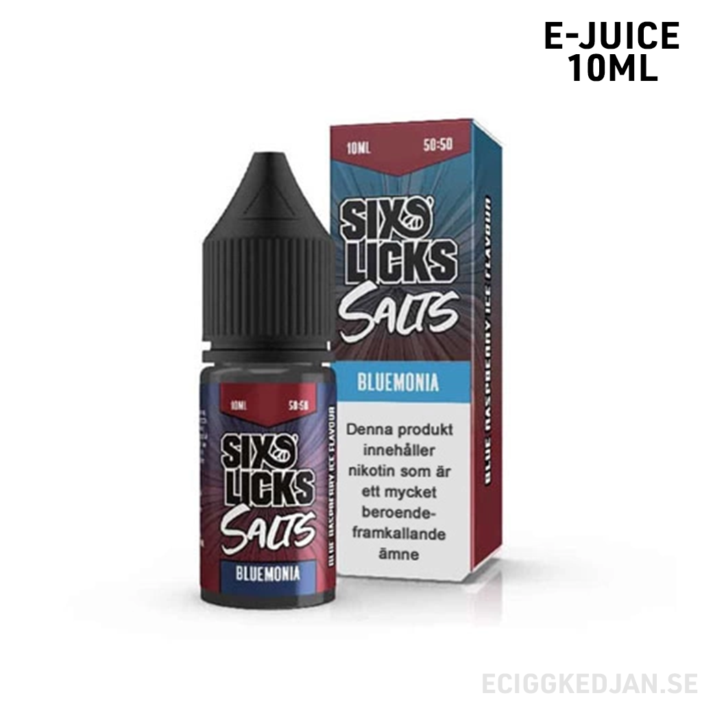 Six Licks | Bluemonia | 10ml E-Juice