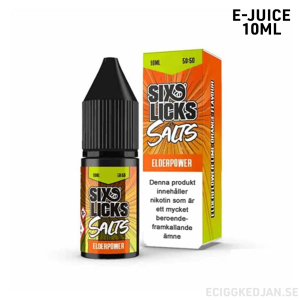 Six Licks | Elderpower | 10ml E-Juice