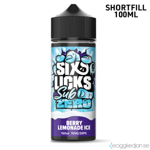 Six Licks Sub Zero| Berry Lemonade Ice | 100ml Shortfill