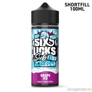 Six Licks Sub Zero| Grape Ice | 100ml Shortfill