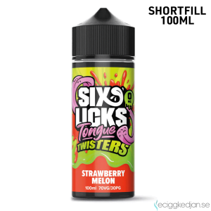 Six Licks Tongue Twisters| Strawberry Melon | 100ml Shortfill