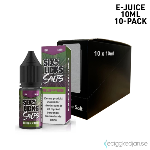 Six Licks | Melon on my Mind | 10ml E-Juice | 14mg Saltnikotin | 10pack