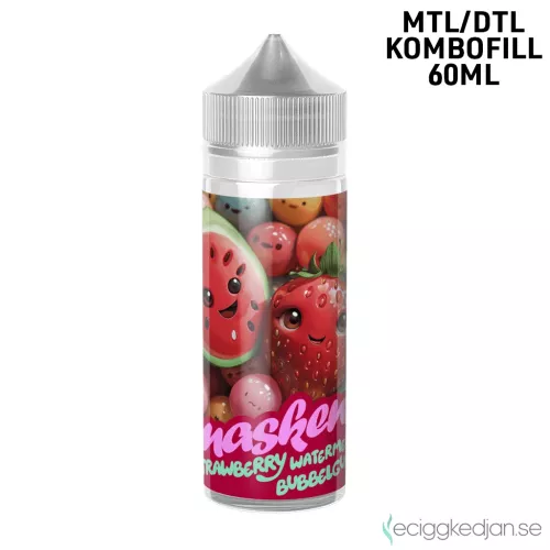 Smaskens | Strawberry Watermelon Bubblegum | 60ml Kombofill