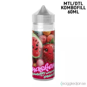 Smaskens | Strawberry Watermelon Bubblegum | 60ml Kombofill
