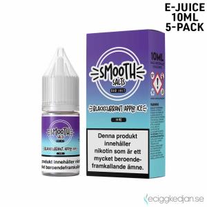 Smooth Salt ICE | Blackcurrant Apple Ice | 10ml E-Juice | 14mg Saltnikotin | 5pack