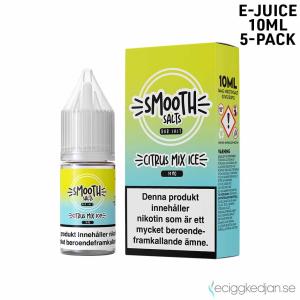 Smooth Salt ICE | Citrus Mix Ice | 10ml E-Juice | 14mg Saltnikotin | 5pack
