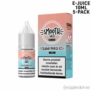 Smooth Salt ICE | Guava Peach Ice | 10ml E-Juice | 14mg Saltnikotin | 5pack