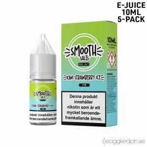 Smooth Salt ICE | Kiwi Strawberry Ice | 10ml E-Juice | 14mg Saltnikotin | 5pack