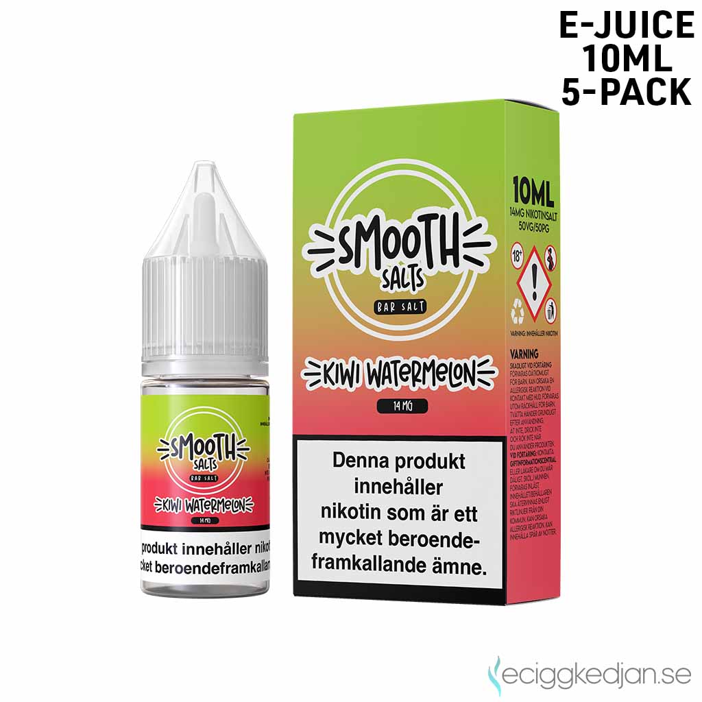 Smooth Salt Fruit | Kiwi Watermelon | 10ml E-Juice | 14mg Saltnikotin | 5pack