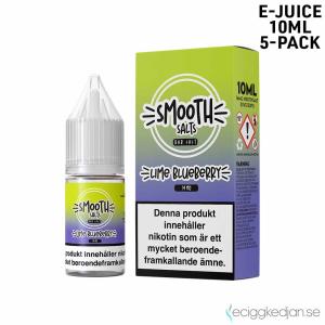 Smooth Salt Fruit | Lime Blueberry | 10ml E-Juice | 14mg Saltnikotin | 5pack