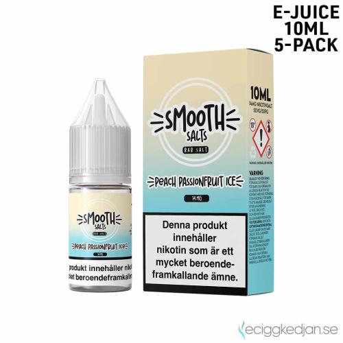 Smooth Salt ICE | Peach Passionfruit Ice | 10ml E-Juice | 14mg Saltnikotin | 5pack