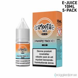 Smooth Salt ICE | Pineapple Mango Ice | 10ml E-Juice | 14mg Saltnikotin | 5pack