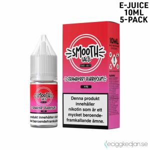 Smooth Salt Sweet | Strawberry Bubblegum | 10ml E-Juice | 14mg Saltnikotin | 5pack