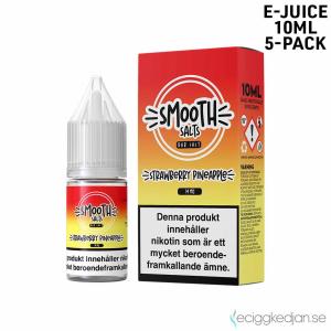 Smooth Salt Fruit | Strawberry Pineapple | 10ml E-Juice | 14mg Saltnikotin | 5pack