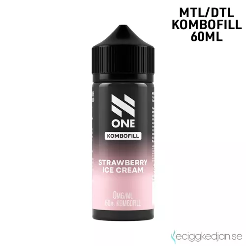 N One | Strawberry Ice Cream | 60ml Kombofill